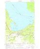 Brimley Michigan Historical topographic map, 1:24000 scale, 7.5 X 7.5 Minute, Year 1951