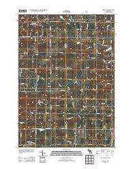Bristol Michigan Historical topographic map, 1:24000 scale, 7.5 X 7.5 Minute, Year 2012