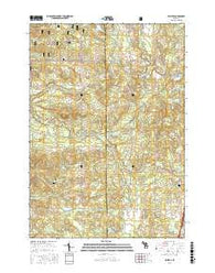 Bristol Michigan Current topographic map, 1:24000 scale, 7.5 X 7.5 Minute, Year 2016