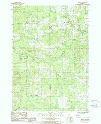 Bristol Michigan Historical topographic map, 1:24000 scale, 7.5 X 7.5 Minute, Year 1987
