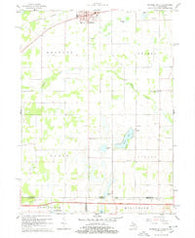Bronson South Michigan Historical topographic map, 1:24000 scale, 7.5 X 7.5 Minute, Year 1960