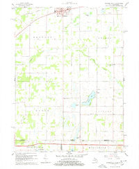 Bronson South Michigan Historical topographic map, 1:24000 scale, 7.5 X 7.5 Minute, Year 1960