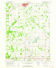 Bronson South Michigan Historical topographic map, 1:24000 scale, 7.5 X 7.5 Minute, Year 1960