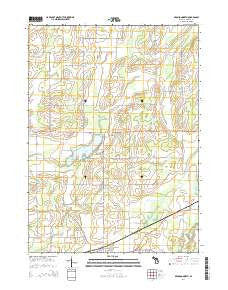 Bronson North Michigan Historical topographic map, 1:24000 scale, 7.5 X 7.5 Minute, Year 2014