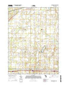 Bronson South Michigan Historical topographic map, 1:24000 scale, 7.5 X 7.5 Minute, Year 2014