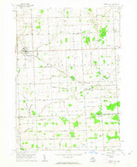 Brown City Michigan Historical topographic map, 1:24000 scale, 7.5 X 7.5 Minute, Year 1961