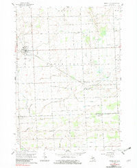 Brown City Michigan Historical topographic map, 1:24000 scale, 7.5 X 7.5 Minute, Year 1961