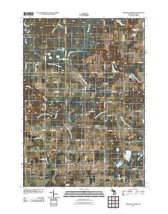 Browns Corners Michigan Historical topographic map, 1:24000 scale, 7.5 X 7.5 Minute, Year 2011