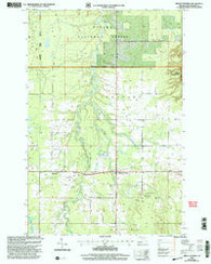 Bruce Crossing Michigan Historical topographic map, 1:24000 scale, 7.5 X 7.5 Minute, Year 1999
