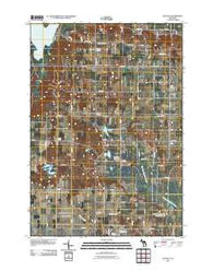 Buckley Michigan Historical topographic map, 1:24000 scale, 7.5 X 7.5 Minute, Year 2011