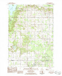 Buckley Michigan Historical topographic map, 1:25000 scale, 7.5 X 7.5 Minute, Year 1983