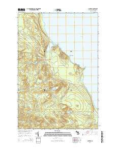Buckroe Michigan Historical topographic map, 1:24000 scale, 7.5 X 7.5 Minute, Year 2014