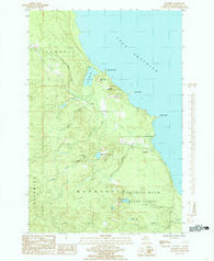 Buckroe Michigan Historical topographic map, 1:24000 scale, 7.5 X 7.5 Minute, Year 1985