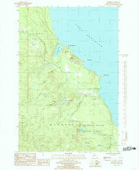 Buckroe Michigan Historical topographic map, 1:24000 scale, 7.5 X 7.5 Minute, Year 1985