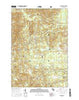 Bucks Pond Michigan Current topographic map, 1:24000 scale, 7.5 X 7.5 Minute, Year 2016