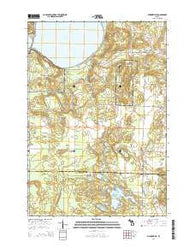 Burdickville Michigan Historical topographic map, 1:24000 scale, 7.5 X 7.5 Minute, Year 2014