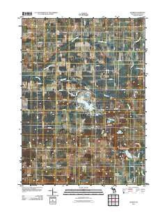 Burnips Michigan Historical topographic map, 1:24000 scale, 7.5 X 7.5 Minute, Year 2011