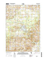 Burnips Michigan Historical topographic map, 1:24000 scale, 7.5 X 7.5 Minute, Year 2014