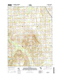 Burnside Michigan Historical topographic map, 1:24000 scale, 7.5 X 7.5 Minute, Year 2014