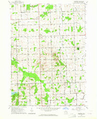Burnside Michigan Historical topographic map, 1:24000 scale, 7.5 X 7.5 Minute, Year 1963