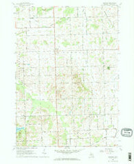 Burnside Michigan Historical topographic map, 1:24000 scale, 7.5 X 7.5 Minute, Year 1963