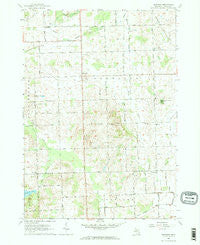 Burnside Michigan Historical topographic map, 1:24000 scale, 7.5 X 7.5 Minute, Year 1963