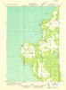 Burnt Bluff NW Michigan Historical topographic map, 1:31680 scale, 7.5 X 7.5 Minute, Year 1932