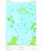 Burnt Island Michigan Historical topographic map, 1:24000 scale, 7.5 X 7.5 Minute, Year 1964