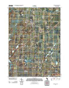 Burr Oak Michigan Historical topographic map, 1:24000 scale, 7.5 X 7.5 Minute, Year 2011