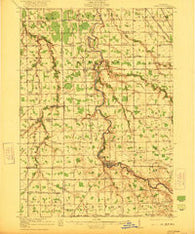 Burt Michigan Historical topographic map, 1:62500 scale, 15 X 15 Minute, Year 1921