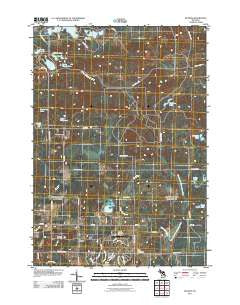 Butman Michigan Historical topographic map, 1:24000 scale, 7.5 X 7.5 Minute, Year 2011