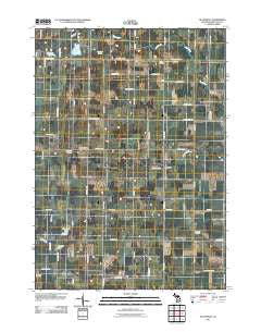 Butternut Michigan Historical topographic map, 1:24000 scale, 7.5 X 7.5 Minute, Year 2011