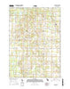 Butternut Michigan Current topographic map, 1:24000 scale, 7.5 X 7.5 Minute, Year 2016