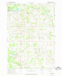 Butternut Michigan Historical topographic map, 1:24000 scale, 7.5 X 7.5 Minute, Year 1967