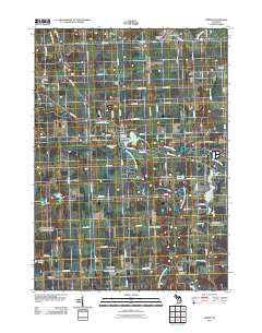 Byron Michigan Historical topographic map, 1:24000 scale, 7.5 X 7.5 Minute, Year 2011