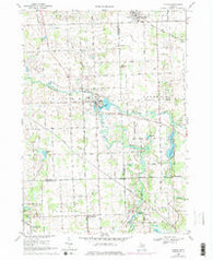 Byron Michigan Historical topographic map, 1:24000 scale, 7.5 X 7.5 Minute, Year 1969