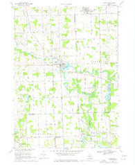 Byron Michigan Historical topographic map, 1:24000 scale, 7.5 X 7.5 Minute, Year 1969