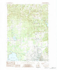 Cadillac North Michigan Historical topographic map, 1:24000 scale, 7.5 X 7.5 Minute, Year 1983