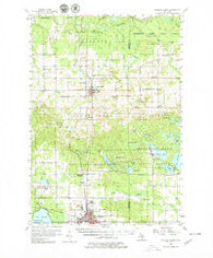 Cadillac North Michigan Historical topographic map, 1:62500 scale, 15 X 15 Minute, Year 1956