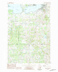 Cadillac South Michigan Historical topographic map, 1:25000 scale, 7.5 X 7.5 Minute, Year 1983