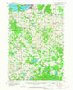 Cadillac South Michigan Historical topographic map, 1:62500 scale, 15 X 15 Minute, Year 1957