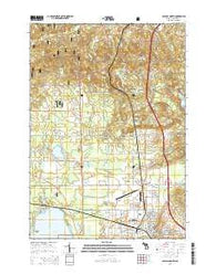 Cadillac North Michigan Historical topographic map, 1:24000 scale, 7.5 X 7.5 Minute, Year 2014