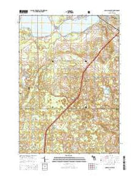 Cadillac South Michigan Historical topographic map, 1:24000 scale, 7.5 X 7.5 Minute, Year 2014
