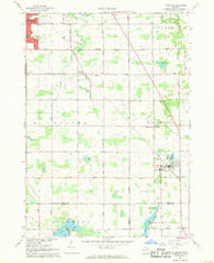 Caledonia Michigan Historical topographic map, 1:24000 scale, 7.5 X 7.5 Minute, Year 1967
