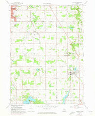 Caledonia Michigan Historical topographic map, 1:24000 scale, 7.5 X 7.5 Minute, Year 1967