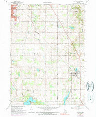 Caledonia Michigan Historical topographic map, 1:24000 scale, 7.5 X 7.5 Minute, Year 1967