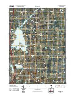 California Michigan Historical topographic map, 1:24000 scale, 7.5 X 7.5 Minute, Year 2011