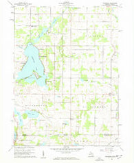 California Michigan Historical topographic map, 1:24000 scale, 7.5 X 7.5 Minute, Year 1960