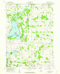 California Michigan Historical topographic map, 1:24000 scale, 7.5 X 7.5 Minute, Year 1960