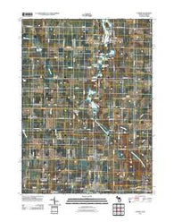 Camden Michigan Historical topographic map, 1:24000 scale, 7.5 X 7.5 Minute, Year 2011